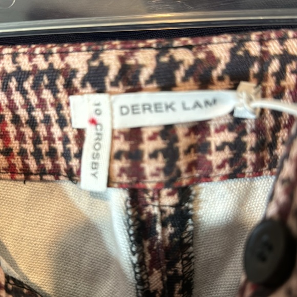 NWT Houndstooth plaid Derek Lam 10 Crosby pants - Picture 4 of 5